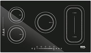 Cooktop de indução eos freezone cinco bocas preto 9500w eci05epf1 220v