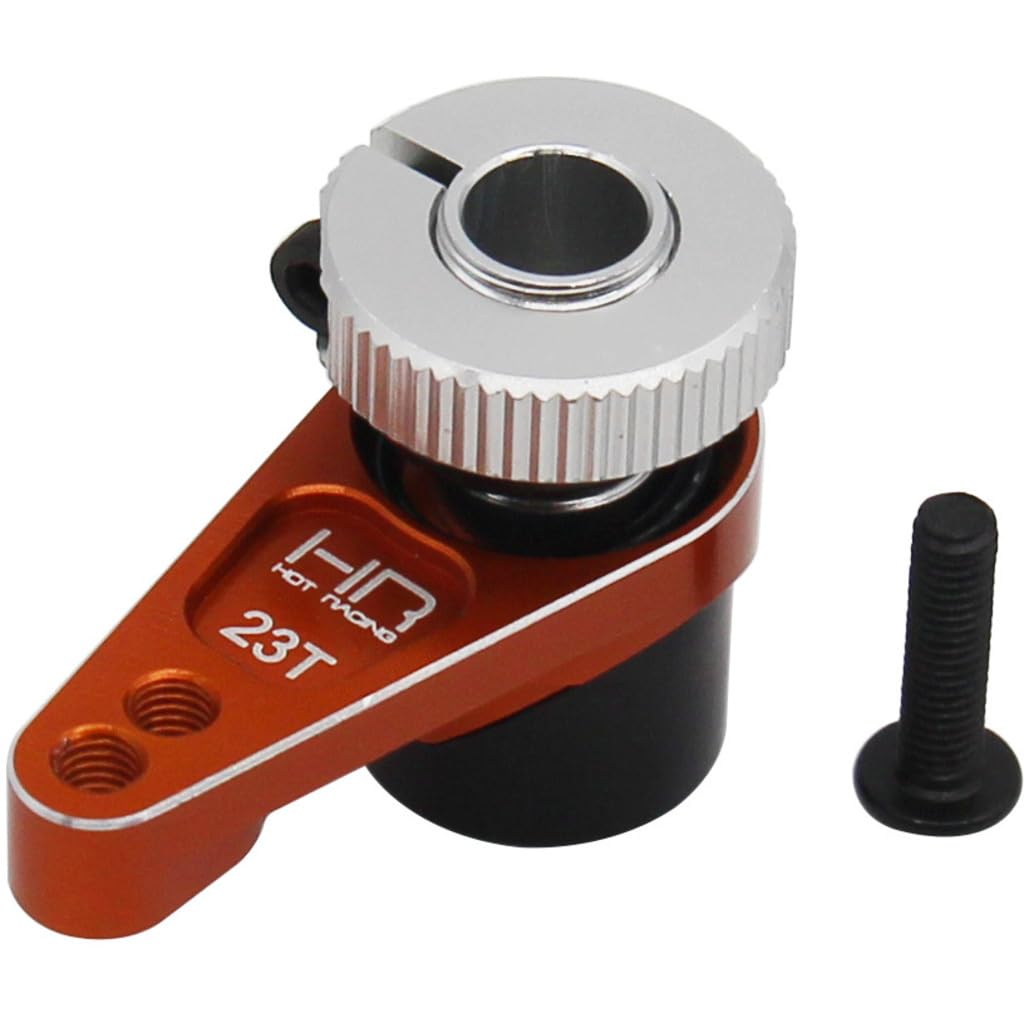Tuerca de sujeción 23T Servo Saver Hot Racing RBA48SH23 de aluminio para coche axial 1/10 Ryft