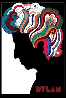 Officially Licensed Bob Dylan Hair Silhouette 24 x 36 Inch Art Poster - Decorative Print - Poster Paper - Ready to Frame