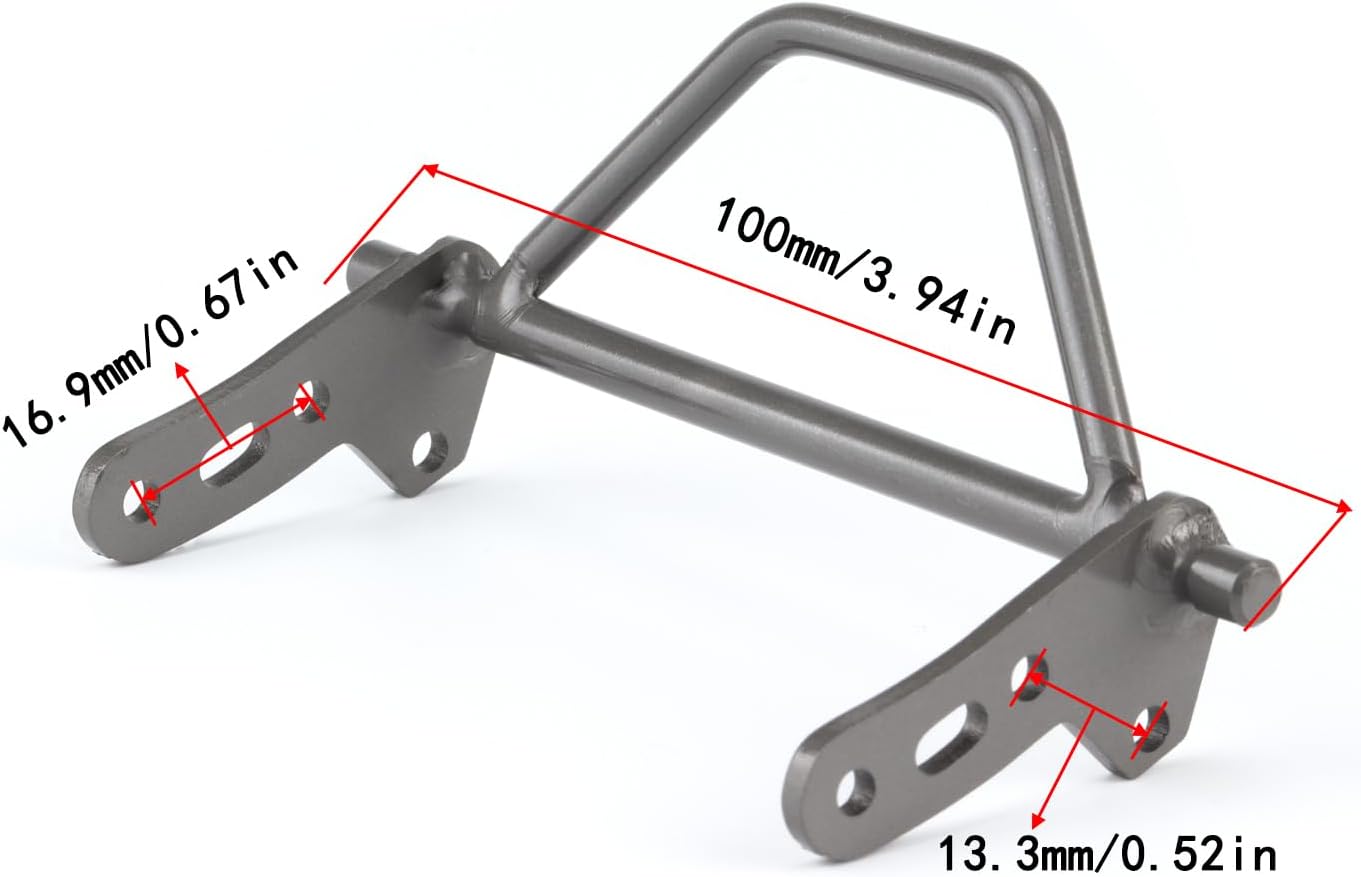 1/10 RC Crawler Front Bumper LCG Chassis Titanium Alloy Bull Bar for Vanquish F10 Phoenix 1/10 LCG Chassis