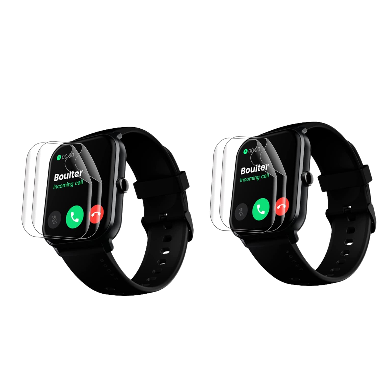 KTCOO (Pack 4 For Boult Dive Plus SmartWatch Screen Guard Scratch Guard Full Screen Protector Compatible for Boult Dive Plus 1.85" - Flexible TPU - HD Clear - Bubble-Free (B0BRJN8L84) Amazon Price History, Amazon Price Tracker