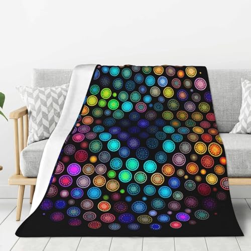 Couverture en flanelle douce légère chaude pour canapé sofa lit - 2
