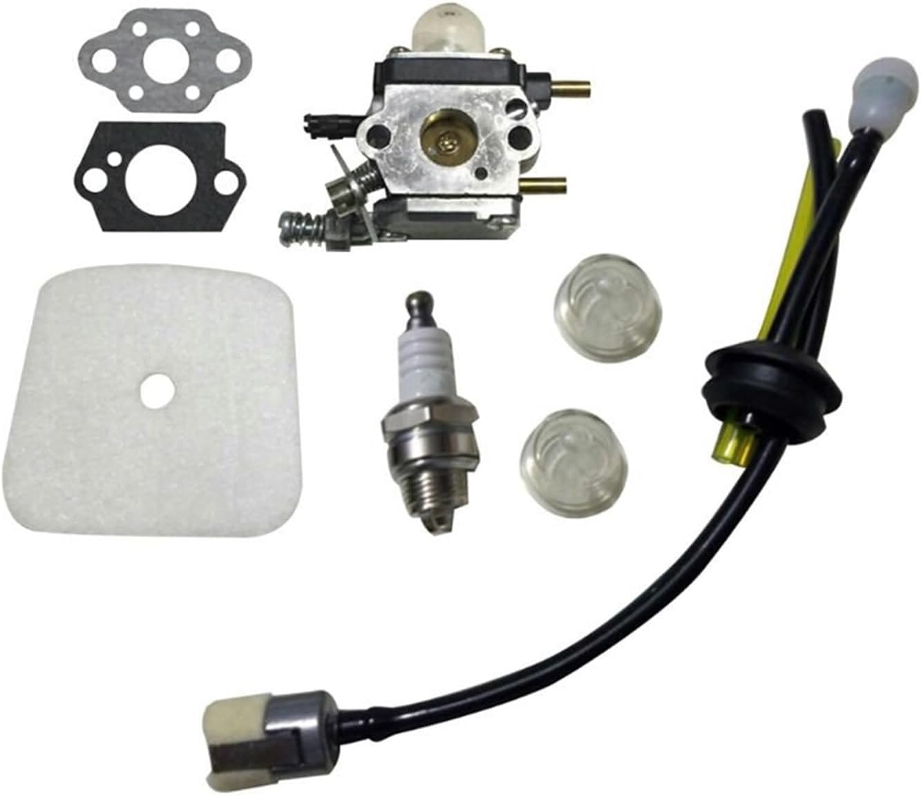 Carburateur motoculteur 2T Mantis 7240 filtre à air essence pièce moteur thermique