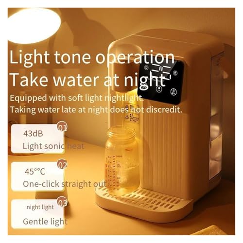 Generisch Instant Hot Water Dispenser 2000W, Heats in 3 Sekunden LCD Digital Display Arbeitsplatte Heizer für Kaffee Tee Küche Büro Home Verwendung Schwarz