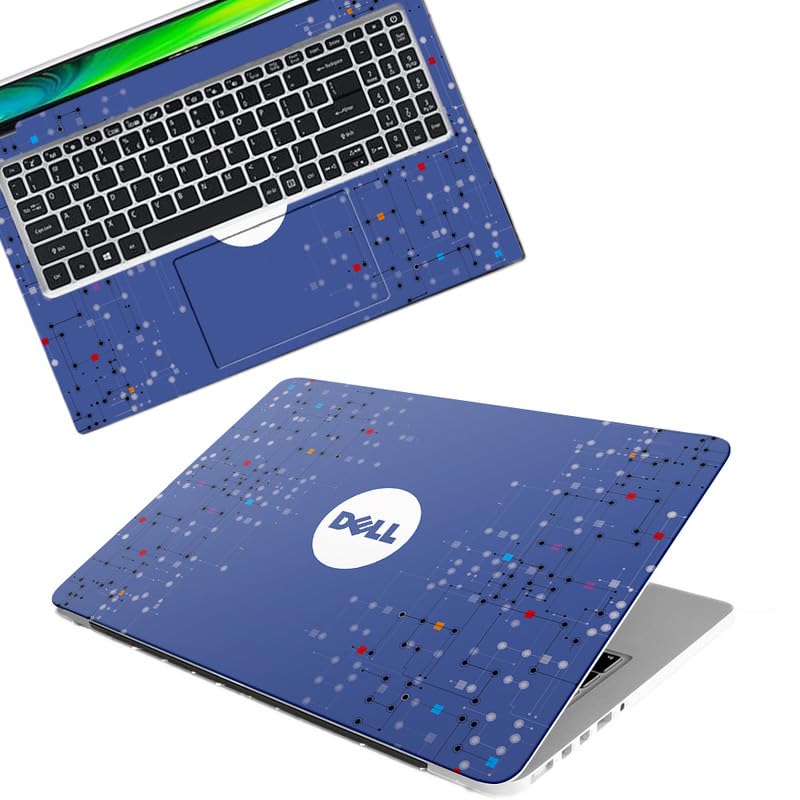 Image of Galaxsia DSGN 291 Full Body Laptop Skin Bubble-Free| Laminated & Removable | HD Quality Sticker for Laptops Upto 15.6 Inches Compatible with DELL