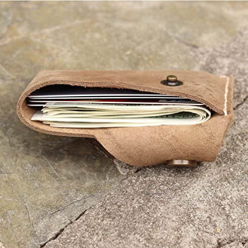 New Type Simple Structure Large Capacity Handmade Card Case Can Hold Banknotes Credit Cards Certificates And Card Bags #TOP2