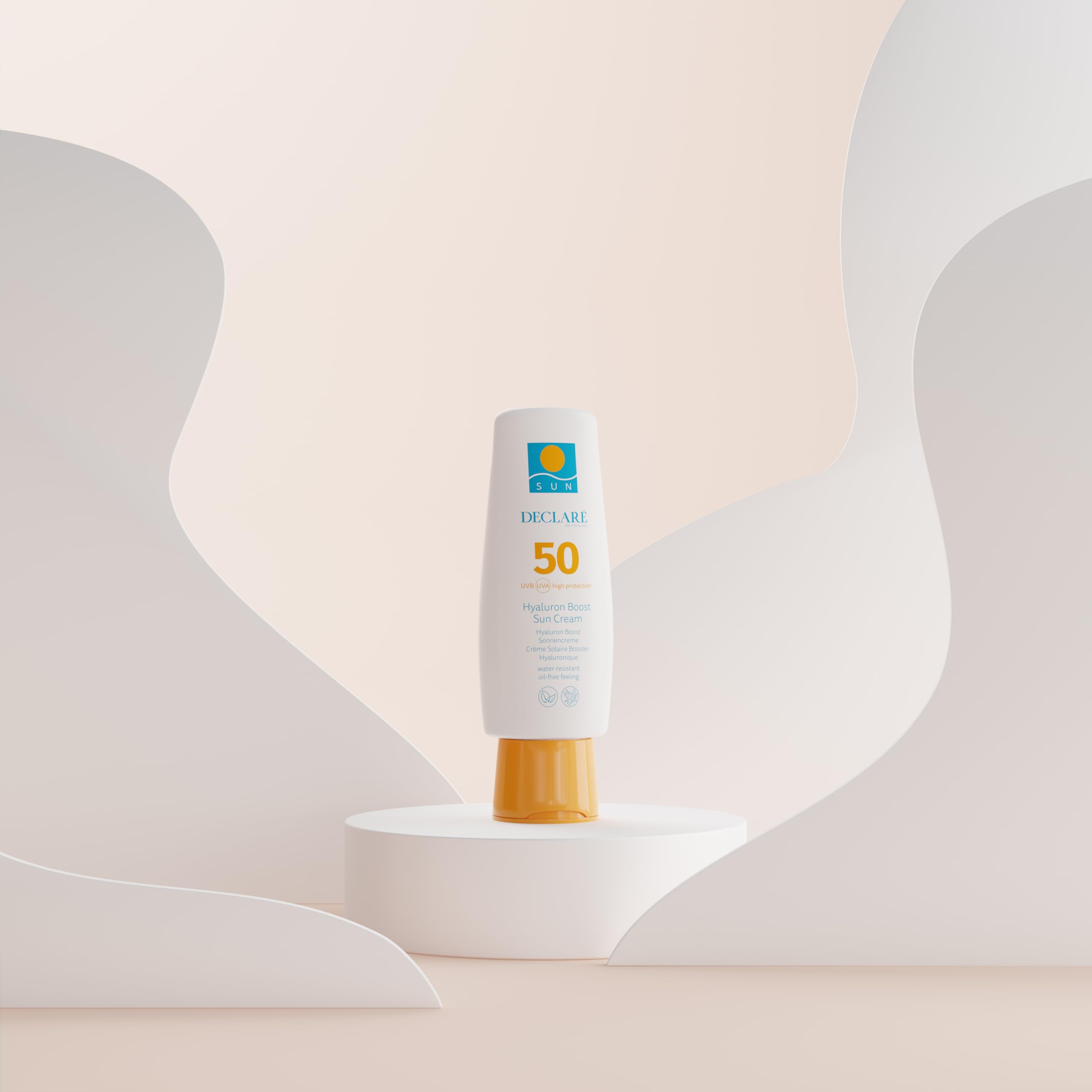 Declaré Hyaluron Boost Sun Cream SPF 50 50 ml – Sonnenpflege mit Lichtschutzfaktor – Mit Hyaluronsäure & Feuchtigkeitskomplex – Für ein geschmeidiges, gepflegtes Hautgefühl
