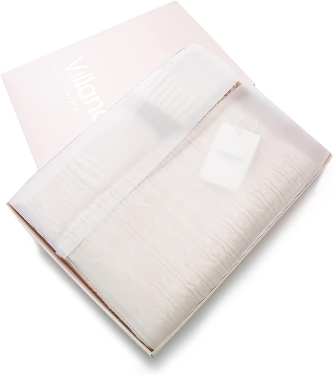 Villand 3 in 1 Womens Wool Hat Gloves & Scarf Winter Set, 3 Piece Cable Knitted Beanie Hat for Women with Gift Box - Image 7