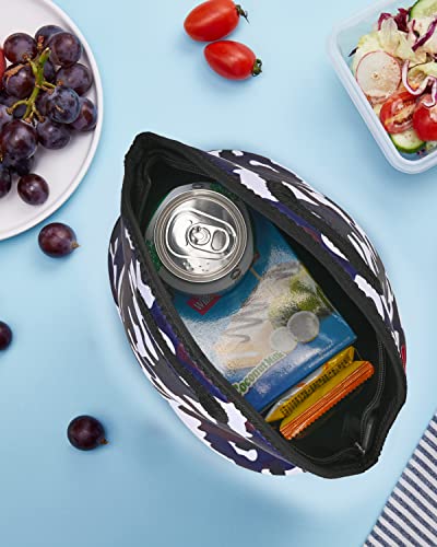 Yookee Home Kids Lunch Bag, Insulated Lunch Bag And Reusable Small Lunch Bag, Soft Neoprene Lunch Tote Bag With Zipper For Adults Kids Nurse Teacher School Work Outdoor Travel Picnic, Camouflage #TOP5