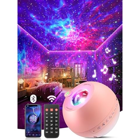 PIKOY Galaxy Projector with Bluetooth and Music Cover