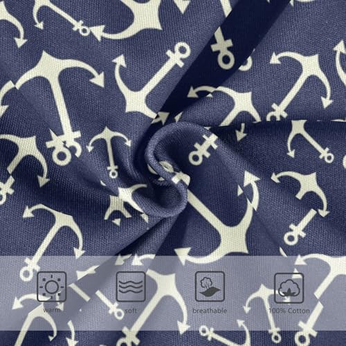 Boys' Exclusive Briefs Toddler Underwear 95% Combed Cotton Boxerbriefs 2T Nautical Anchor Pattern 473