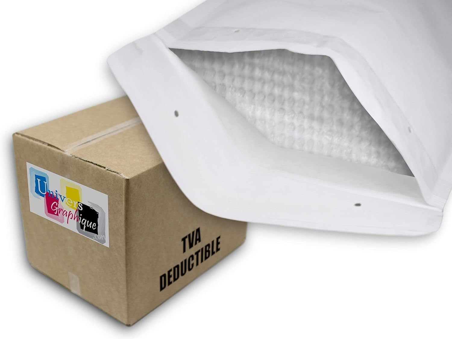 UG-ECO-H8 100 Luftpolstertaschen, Größe H 8 H/8 Int. 270 x 360 mm für A4, Luftpolsterumschlag, Versandtasche, Versandtasche