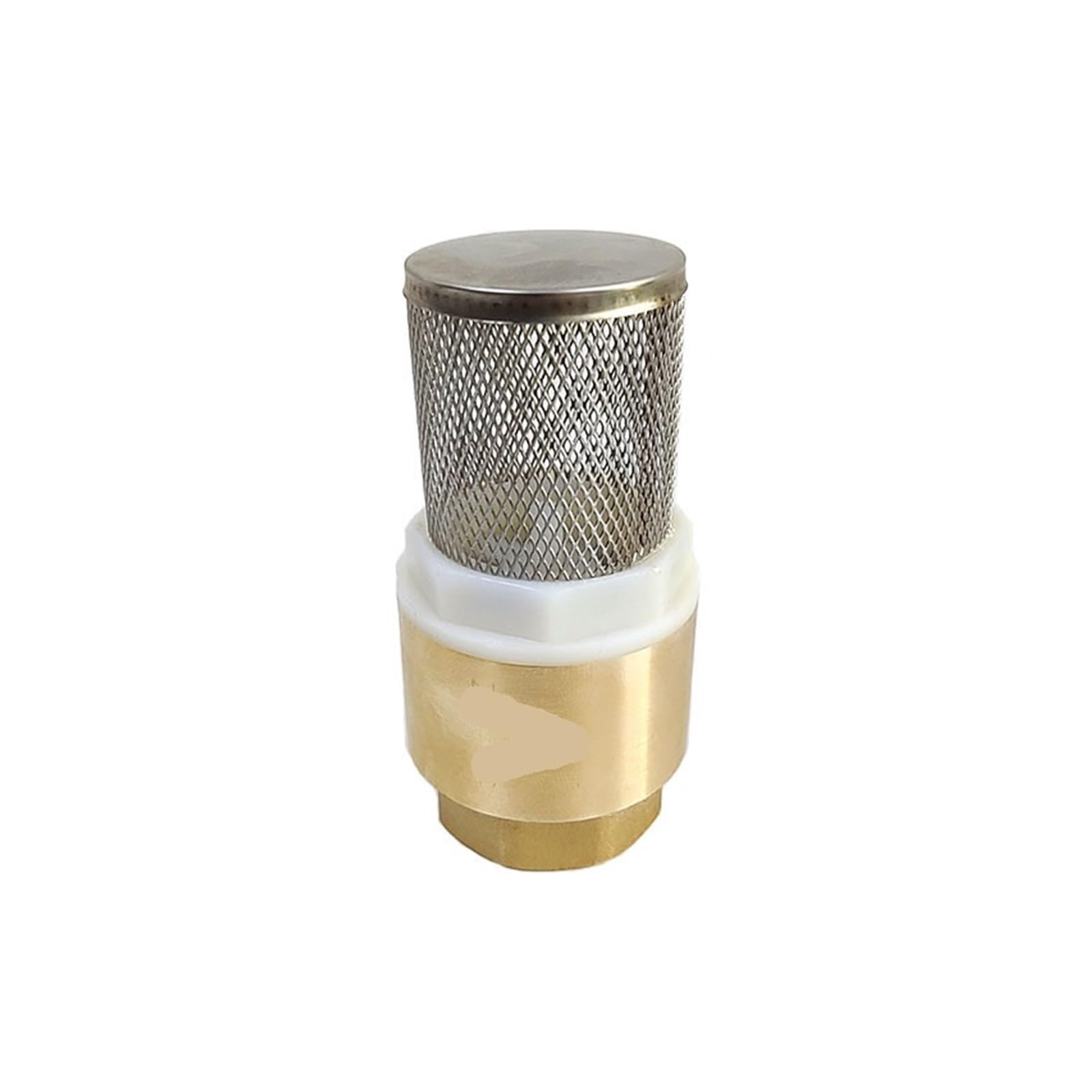 Clapet anti-retour vertical 1/2 en laiton avec crépine filtre pour pompe à eau
