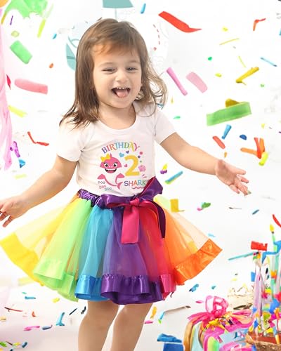 Image of Perfect Pairz 2nd Birthday Outfit Baby Girl Tutu Dress Set