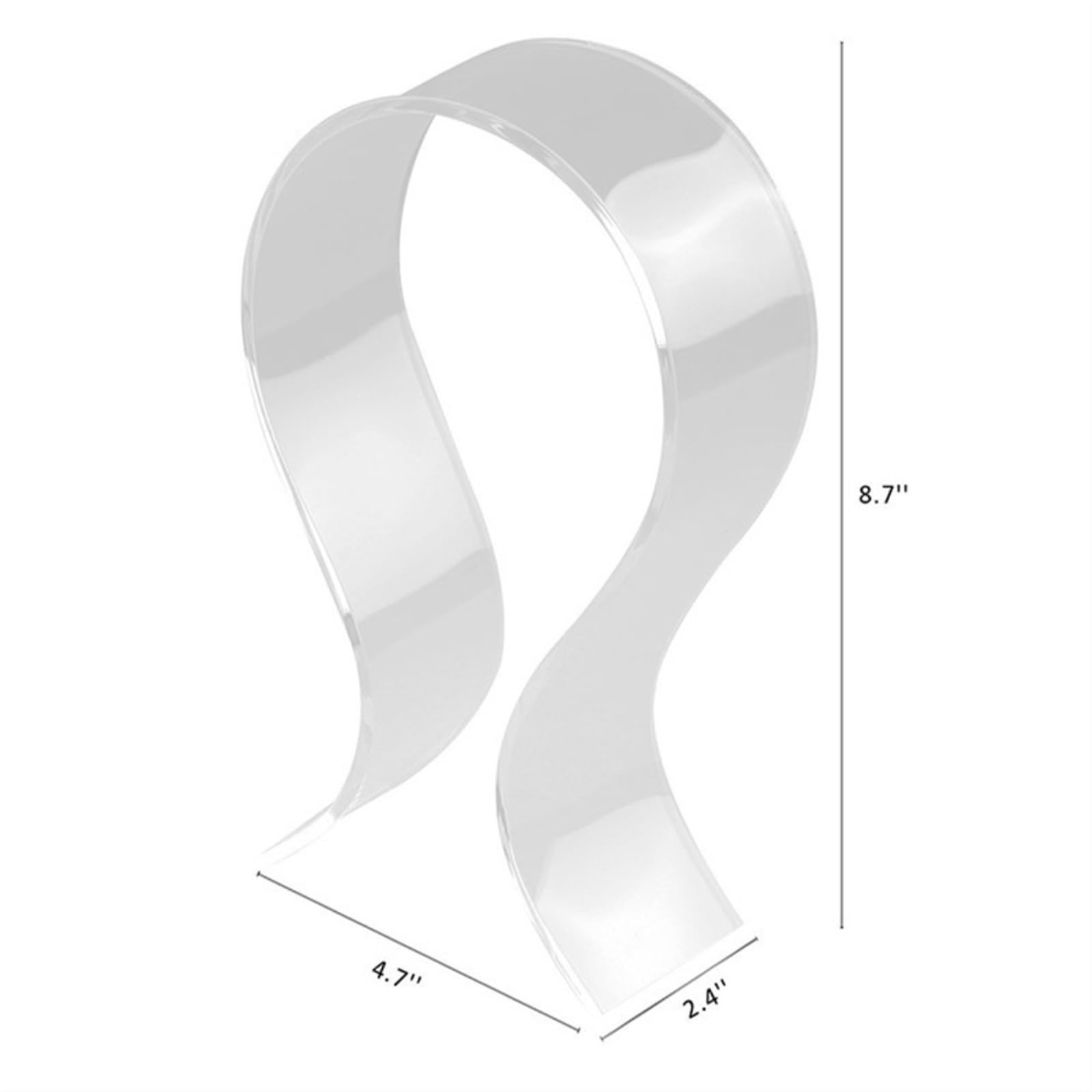 MRKU Supporto per Cuffie, Gancio per Cuffie, Supporto da scrivania Universale a Forma di U, Moderno in Acrilico per Gaming