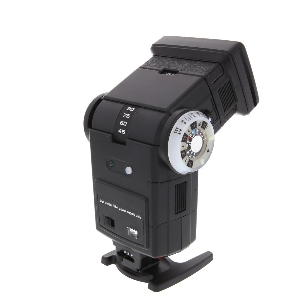 Flash électronique Vivitar 285 à thyristor zoom avec piles et