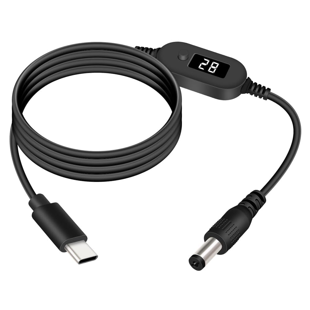 Tobo Type C USB-C Male Input to DC 5.5x2.5mm Power PD Charge Cable, PD 65W 18.5-20V Power Charging Cord fit for Laptop, CCTV,Router TD-1272CC-picture-31