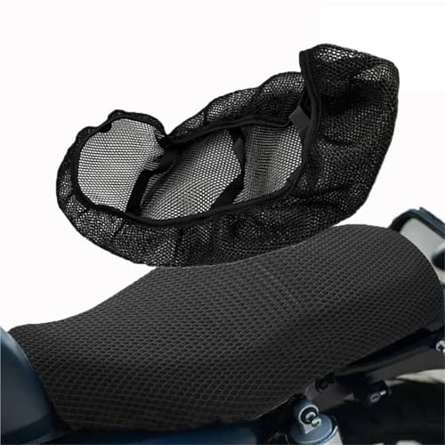 Funda Asiento Motocicleta Honda GB350 Malla 3D Transpirable Negra