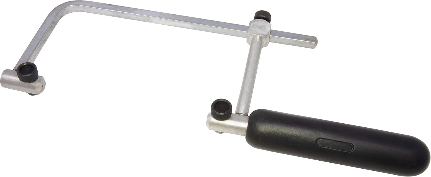 Swiss Type Adjustable Saw Frame with Rubber Grip Cutting Sawing Jewelry Making Tool