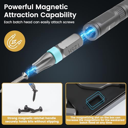 24 in 1 Magnetic Ratchet Screwdriver Set
