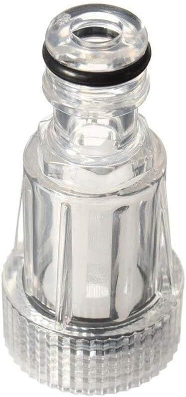 STARQ® - Universal 3/4" Crystal Clear Filter for High-Pressure Washer Inlet Water Filter Connector Nipple/Nozzle Accessory
