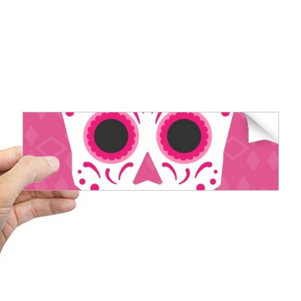 Sticker fenêtre rectangulaire crâne Mexique édition art