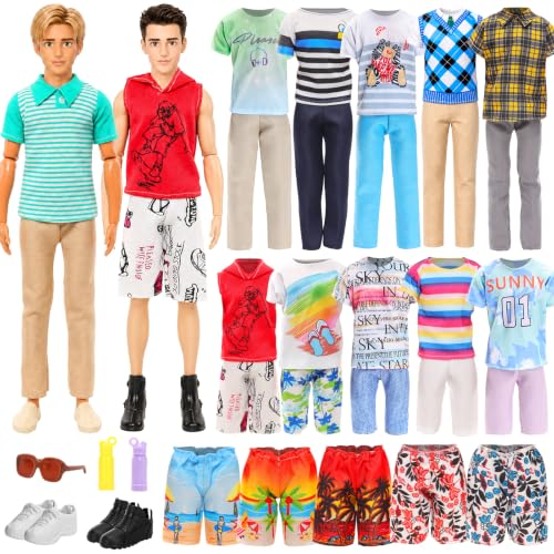 Lot 16 Pcs Doll Clothes and Accories for 12 Inch Boy Doll Outfit - image 1