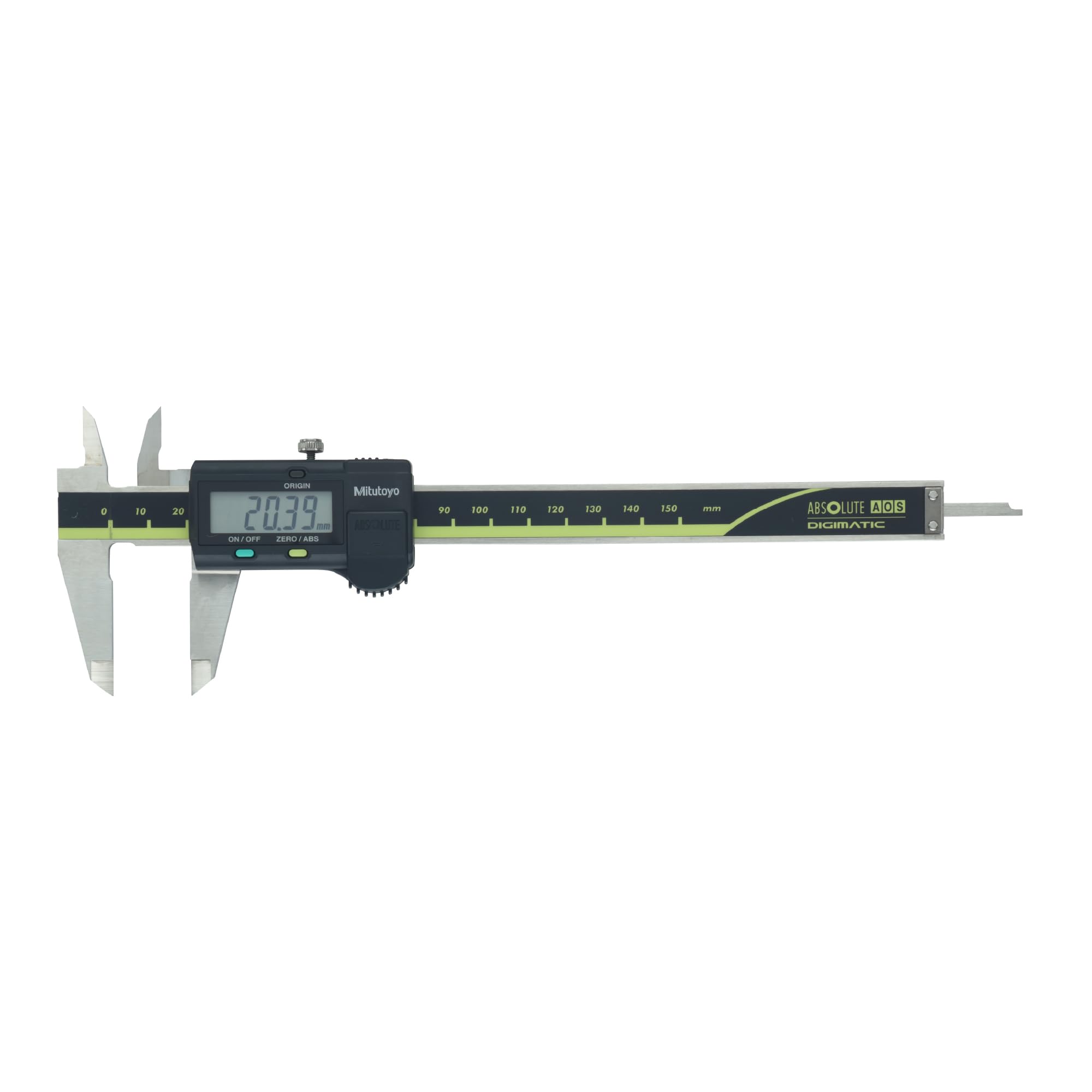 MITUTOYO Cyfrowa suwmiarka z wyjściem danych DIN 862, zakres pomiarowy 0-150 mm, 1 sztuka, 500-161-30