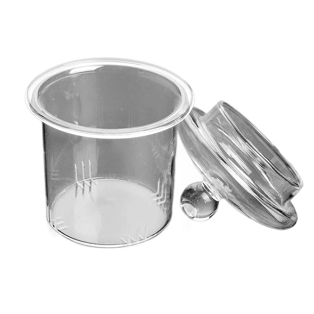 Genérico Tapa Tetera Vidrio Borosilicato - Resistente, Redonda | Vidrio borosilicato | Amantes té | Infusor té, hogar, Ceremonia té