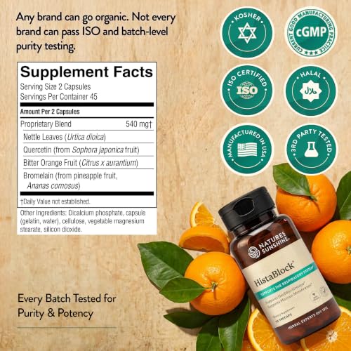 Nature's Sunshine HistaBlock Respiratory Supplement