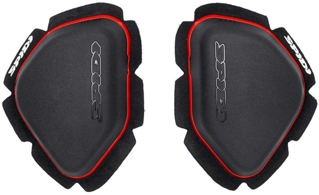 SPIDI Racing Cursore ginocchio (Black/Red,One Size)