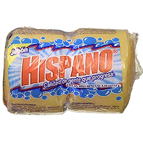Hispano Soap Bolas/round - 6 2pk bar, Total 12 bars