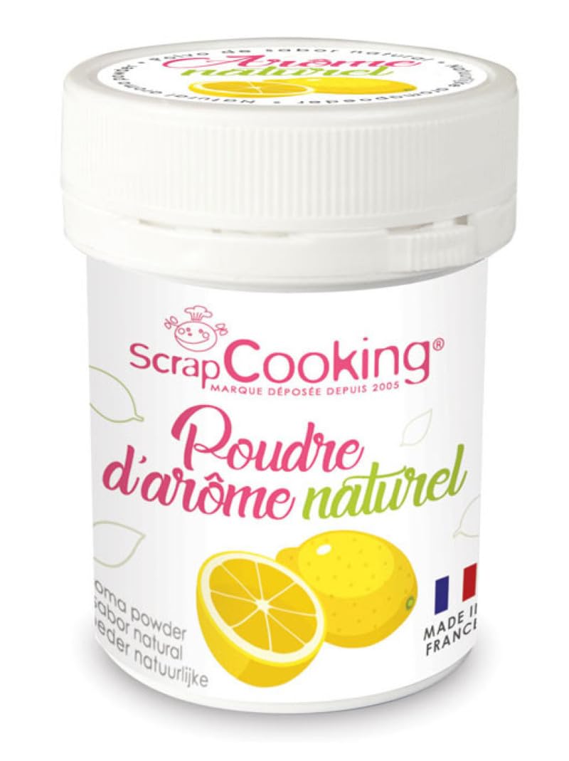Arôme alimentaire naturel en poudre Citron - Scrapcooking