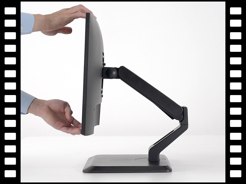 Amazon.co.jp: サンワダイレクト モニタースタンド VESA 置き型 ガス