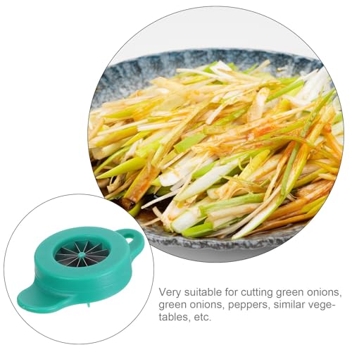 Cortadora manual para cebolla y verduras Healifty verde miniatura 3