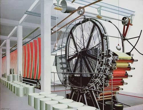 Cuadro en lienzo de 60x90cm Carl Grossberg Papiermaschine YIMACBJXX para pared