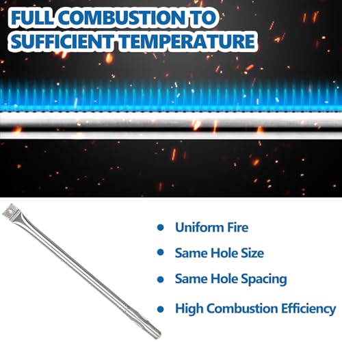 Image of 4-Pack Stainless Burner Tubes for Royal Gourmet GA5401T 5-Burner Grill | 4 heavy-duty burner tubes for Royal Gourmet GA5401T 5-burner gas grill. Even flame distribution, rust-proof, easy install.
