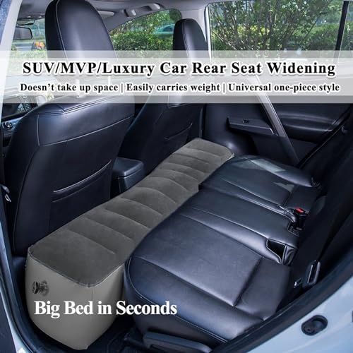 MEIRRAI Car Mattress, Inflatable Car Bed for Back of Cars Gap Filler Air Mattress, Rear Seat Widening for SUV/MVP/Saloons - Image 2