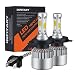 Infitary LED Headlight Bulbs H4 9003 Conversion Kits High/Low Beam Auto Headlamp Dual Beam Car Headlight 72W 6500K 10000LM Extremely Super Bright COB Chips- 1 Pair- 3 Year Warranty (H4/9003/HB2 Hi/Lo)
