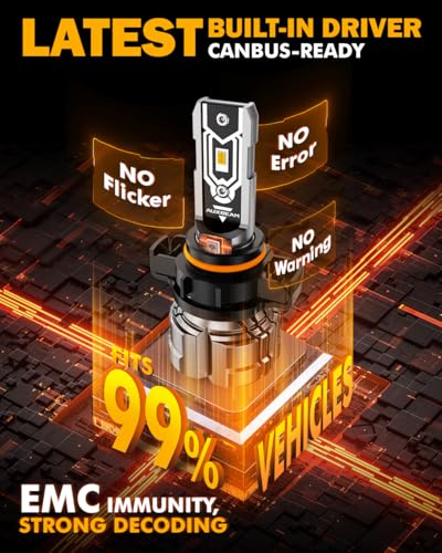 Image of Auxbeam Q5 Series 5202 5201 Fog Lights White Offroad Lights 10000LM | 400% brightness, quick installation, all in one design, fanless, quiet, plug and play, 6500k white