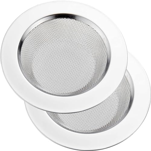 Image of Stanley Stainless Steel Kitchen Sink Strainer Plug, Filter Stopper Mesh Long Hair Food Blockages Cleaning Tool for Bathroom Kitchen Sink, 11.5 cm (1 Pack)