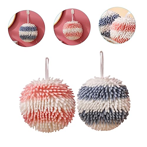 Bolas de toalla de chenilla absorbentes Cabilock para manos secas al instante 3
