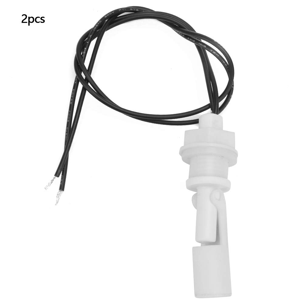 Cocoarm Sensor de Nivel de Agua, Material PP, Interruptor de Flotador de Alta Sensibilidad, Ideal para Tanques y Acuarios, Rango de Temperatura de Trabajo de -14 a 185 Fahrenheit (Estilo F)