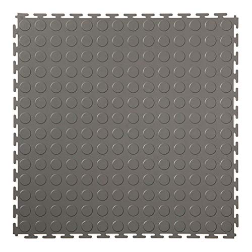 Preisvergleich Produktbild Klickfliese mit Noppen dunkelgrau 500x500x4,5mm / Klickfliesen Noppen / Klickfliesen