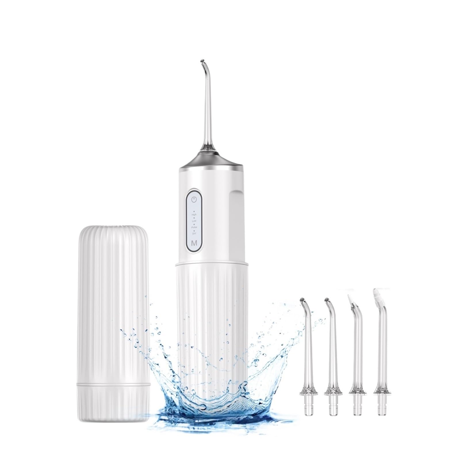 Irrigador bucal portátil inalámbrico Flosser de agua, higiene diaria, limpieza profunda dientes