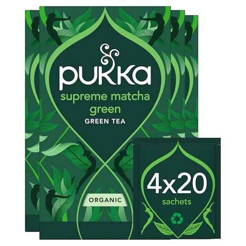 Pukka Herbs | Supreme Matcha Green Organic Tea Box | Energizing T...