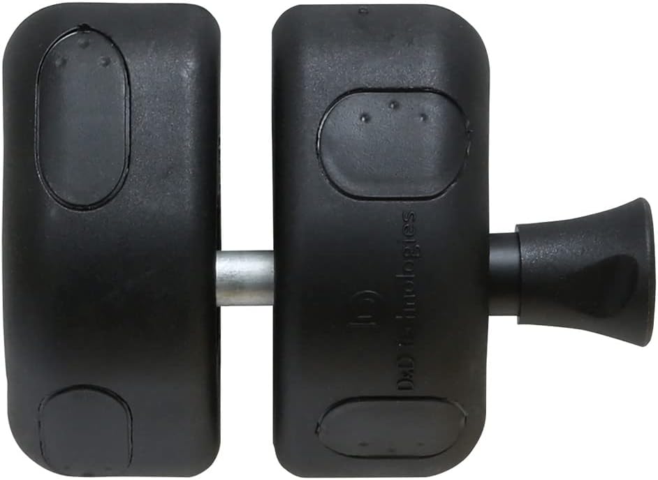 National Hardware MagnaLatch N346-203 Side Pull Latch: Adjustable Stainless Steel, Black - Secure Pool Gates & Fences