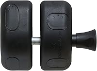 National Hardware MagnaLatch N346-203 Side Pull Latch: Adjustable Stainless Steel, Black - Secure Pool Gates & Fences