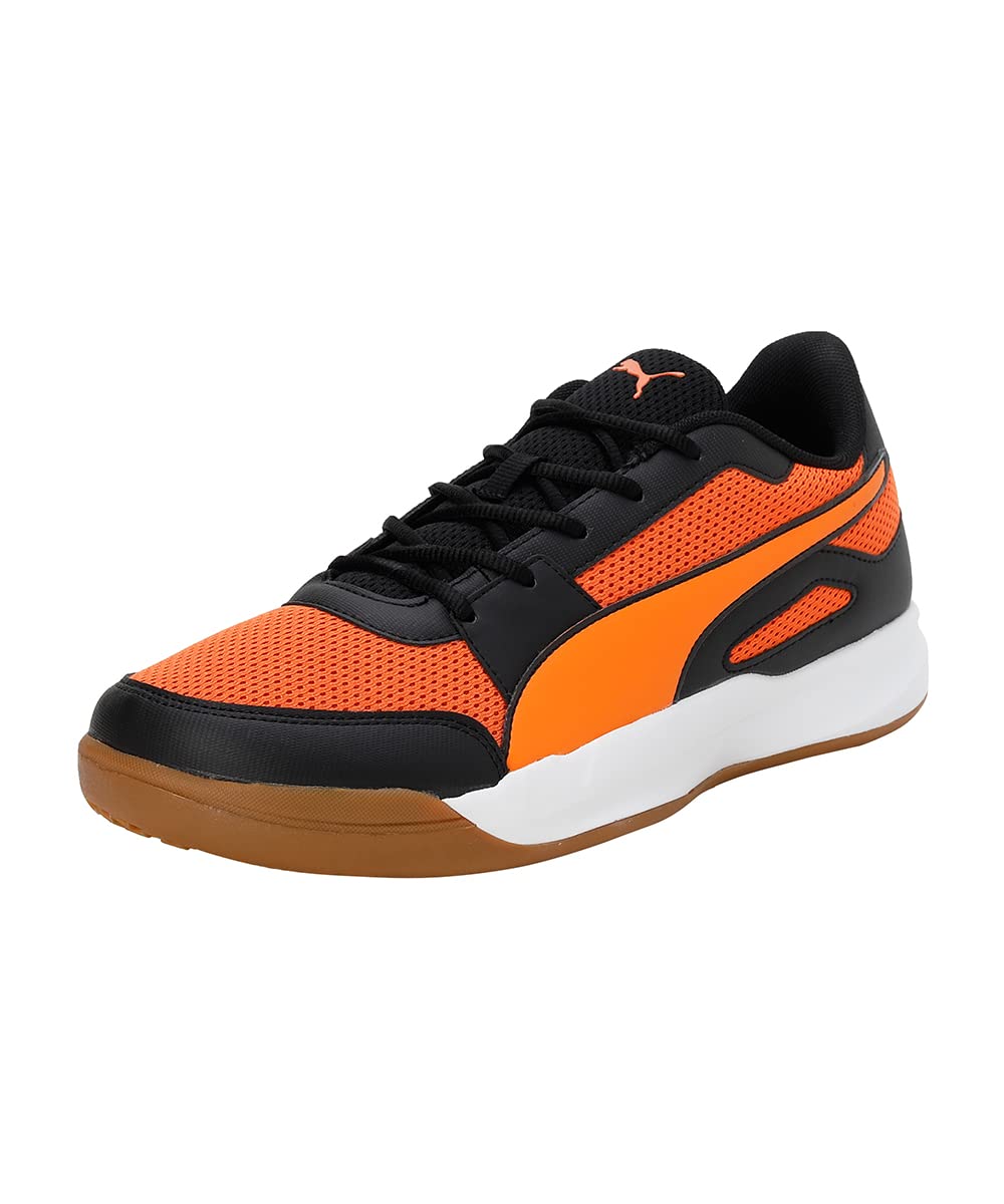 Puma Unisex-Adult Deuce Black-Vibrant Orange-Silver Indoor Shoe - 6 UK (10760403) (B0BP7TYSXK) Amazon Price History, Amazon Price Tracker