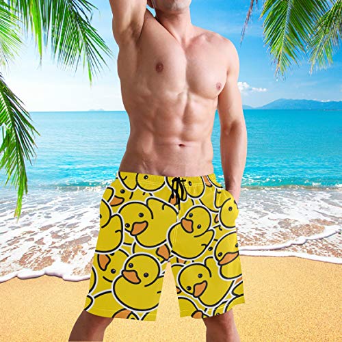 visesunny Fashion Cool Style Men's Beach Shorts Swim Trunks Quick Dry Casual Polyester Swim Shorts with Pockets S-XXL…4